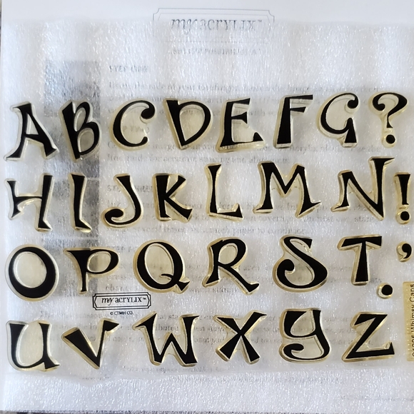 Close To My Heart Whimsy Caps Clear Acrylic Stamps - Picture 1 of 3